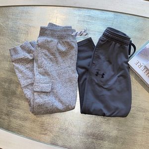 Under Armour and Lands End Boys Joggers. Size Small 8. EUC